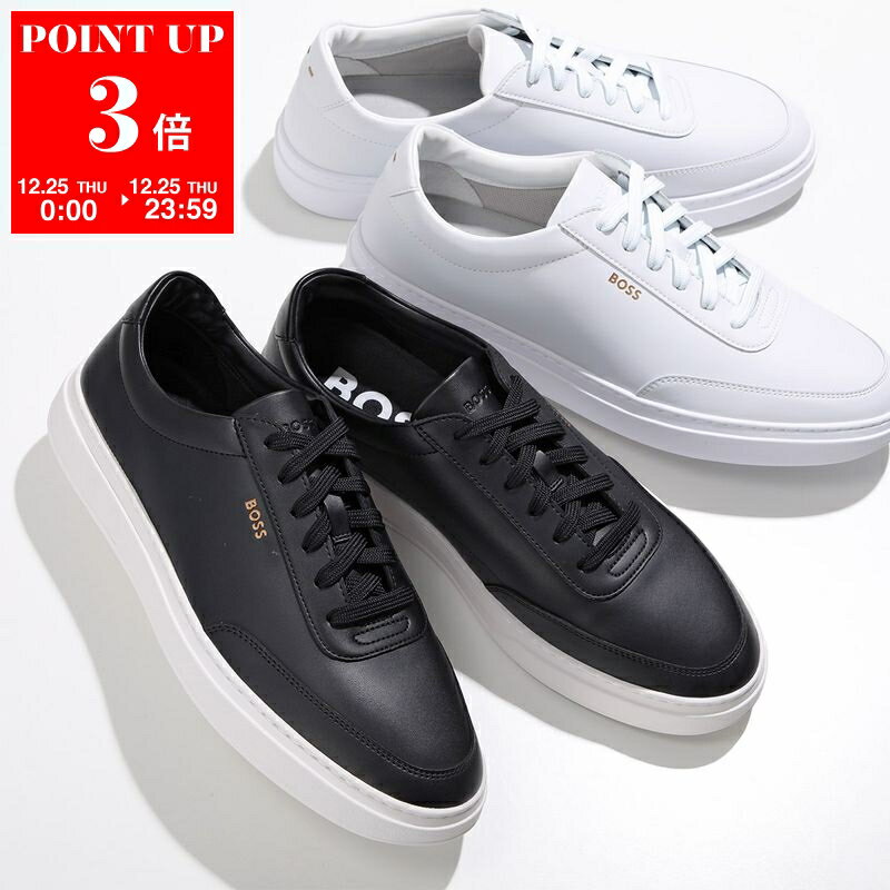 HUGO BOSS ヒューゴボス スニーカー 50536504 メンズ レザー ローカット シューズ 靴 カラー2色