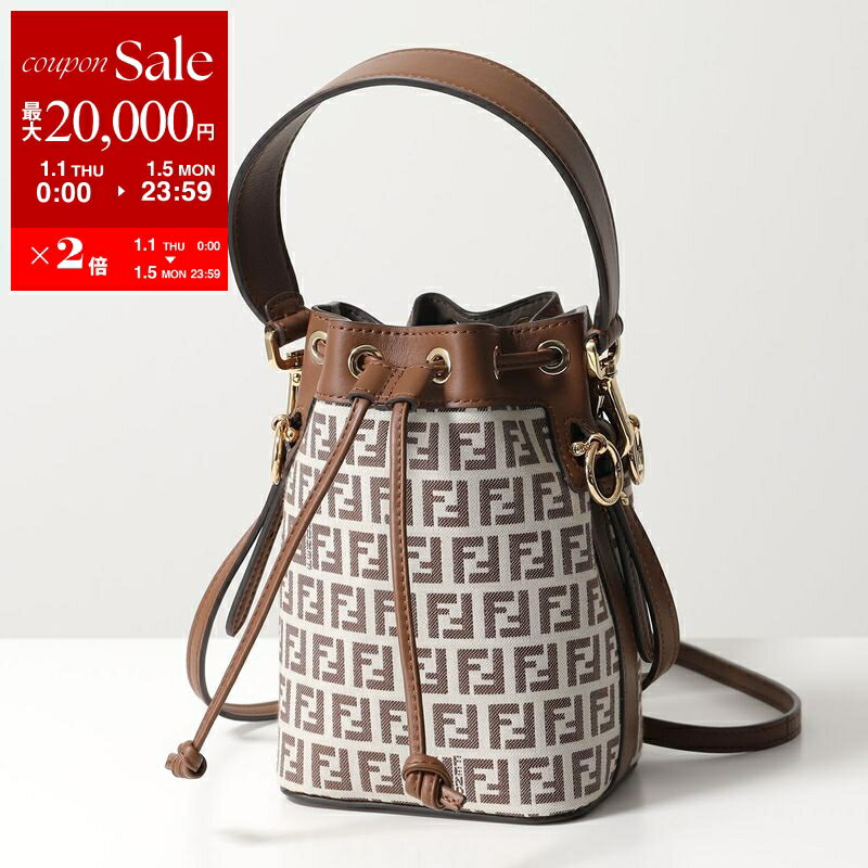 【新品同様】 FENDI ショルダーバッグ フォンショルダー ブラウン レザー FENDI（フェンディ） ショルダーバッグ ミア マンマ レザー チェーン