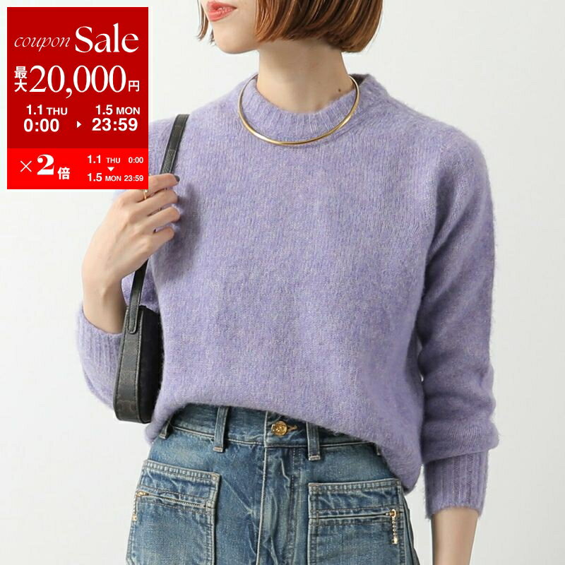 カシミアシルク♡ セリーヌ 長袖ニット セーター タートルネック オールド 36 CELINE（セリーヌ） ニット PULL COL ROND BOXY TRIOMPHE 2AC85048T