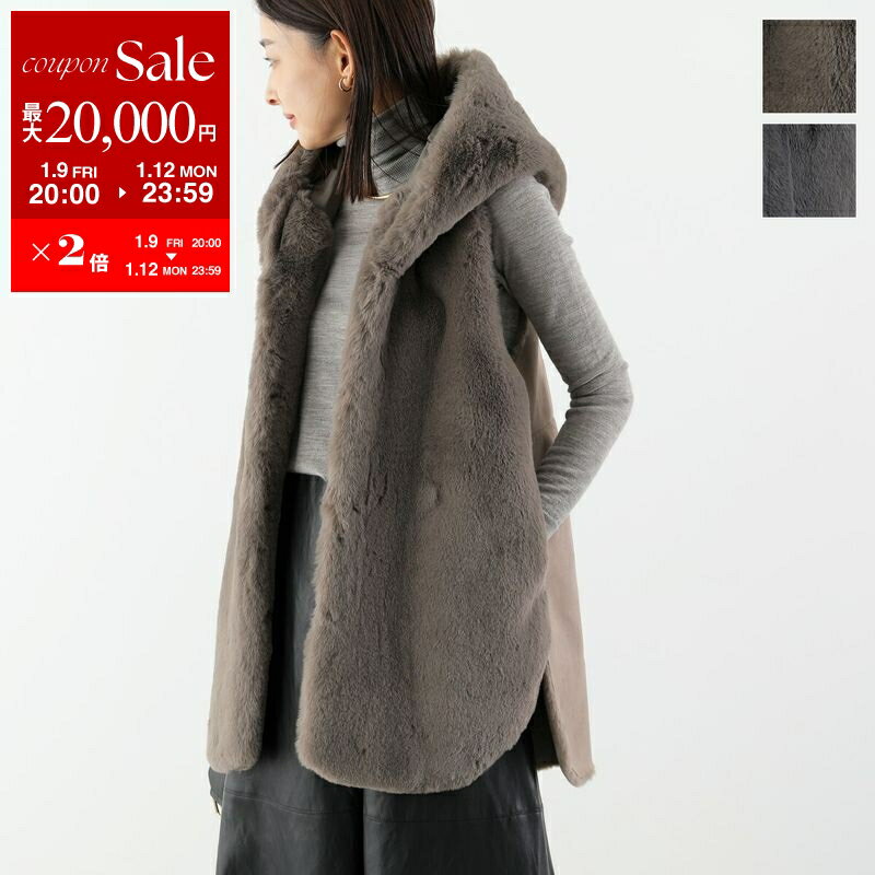 パシオーネ　フード付きグレーファージレ パシオーネ フード付きグレーファージレ パシオーネファーベストフード