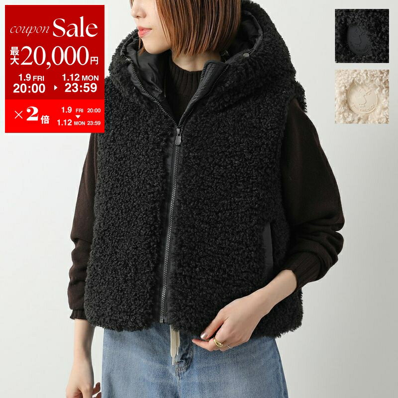 Save the duck フード付きダウンベスト SAVE THE DUCK（セーブ・ザ・ダック） セイブザダック エコダウン