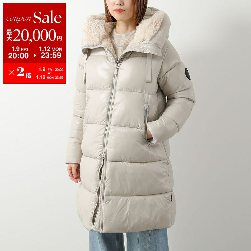 【美品】SAVE THE DUCK ダウンコート　洗える　ダークブラウン セイブザダック SAVE THE DUCK SAVE THE DUCK ファージャケット JEON