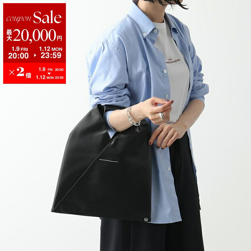 【最大2万円OFFクーポン対象・1/9-20時～】MM6 エムエムシックス メゾンマルジェラ トートバッグ レディース S54WD0043 P4313 Japanese ジャパニーズ トライアングル スモール 鞄 カラー6色 S54WD0043P4313T8013