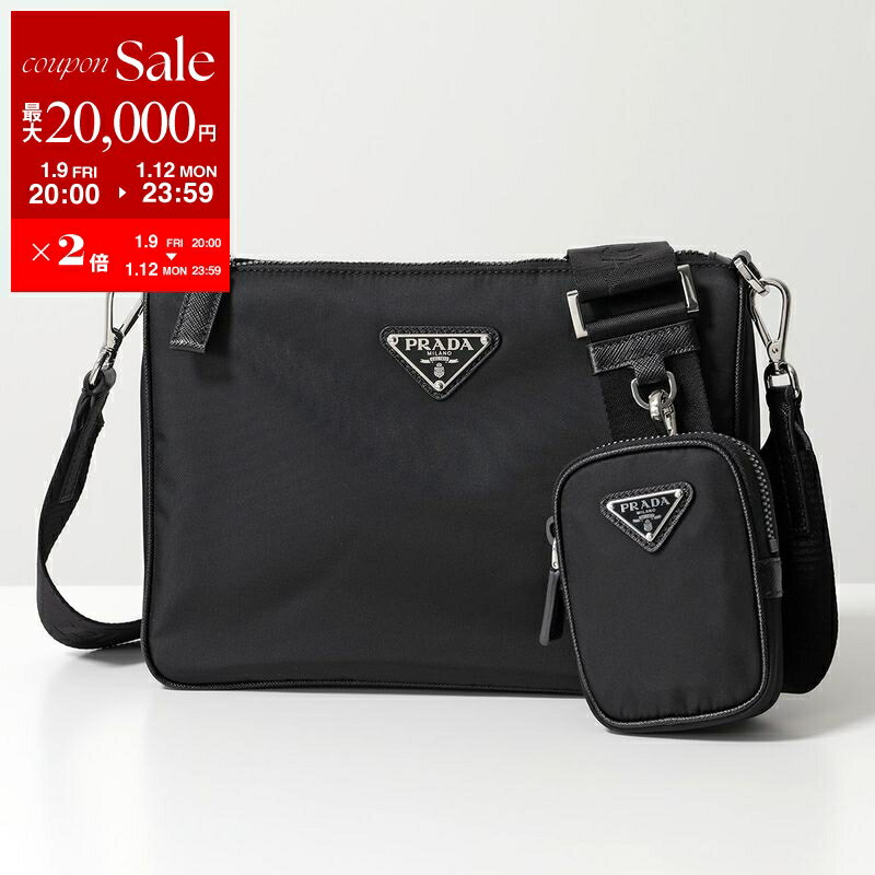 PRADA プラダ　ナイロン ショルダーバッグ PRADA（プラダ） ナイロンショルダーバッグ ブラック サイズ：ONE SIZE