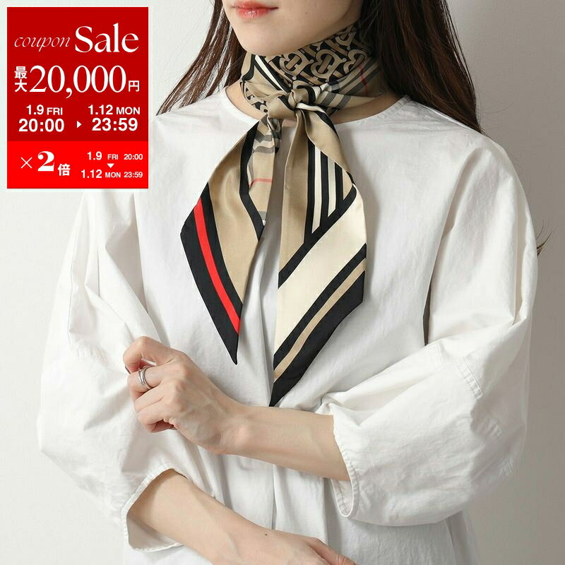 �ں���2����OFF�����ݥ��оݡ�1/12-23��59����BURBERRY �С��Х꡼ �����ˡ��������� SKINNY SCARF 8037017 ��ǥ����� ��...
