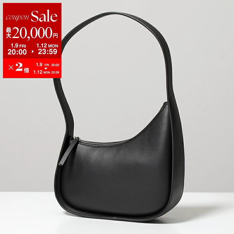 【最大2万円OFFクーポン対象・1/12-23時59迄】THE ROW ザ・ロウ ハンドバッグ Half Moon ハーフ ムーン W1249 L52 レディース レザー ミニバッグ 鞄 BLACK-PLD
