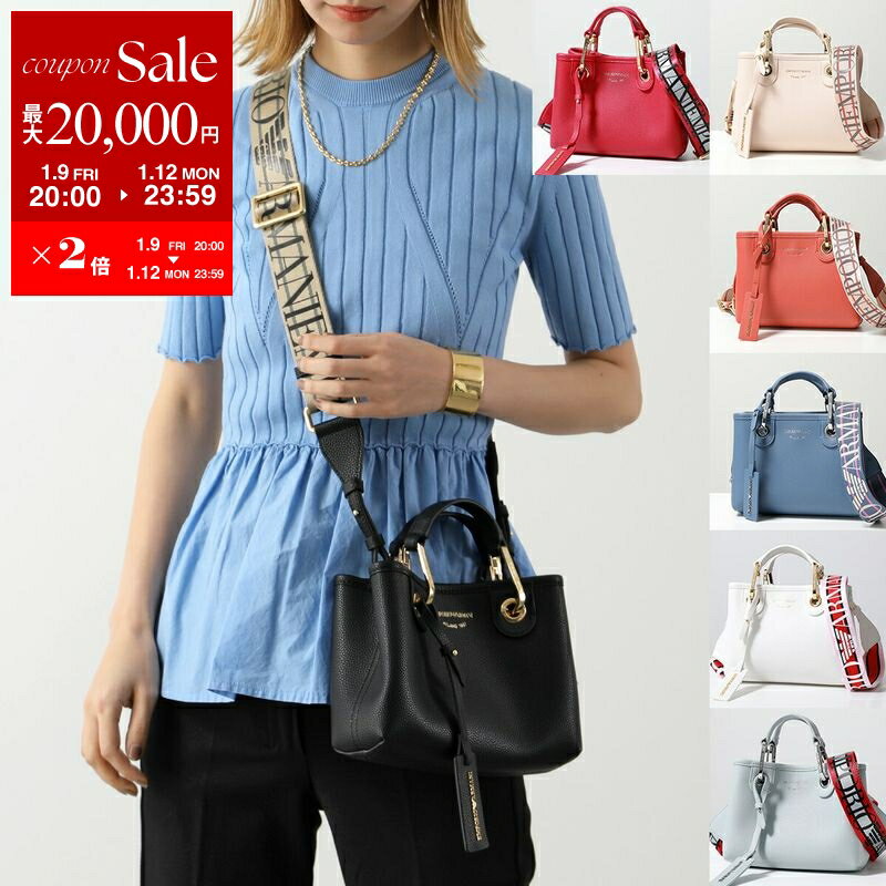 143,000円 エンポリオ・アルマーニ　牛革カバン EMPORIO ARMANI エンポリオアルマーニ ショルダーバッグ MyEA EW000382