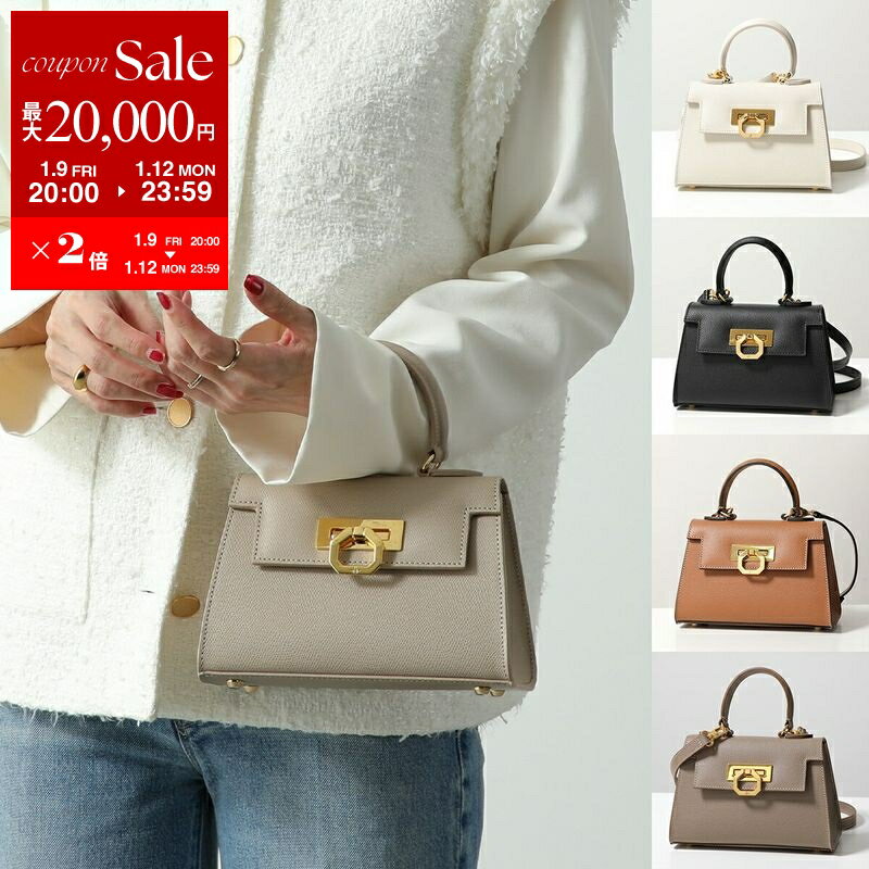 【最大2万円OFFクーポン対象・1/12-23時59迄】CARBOTTI カルボッティ ハンドバッグ LICIA 241 リシア ミディアム レディース パルメラートレザー ショルダーバッグ 鞄 カラー5色