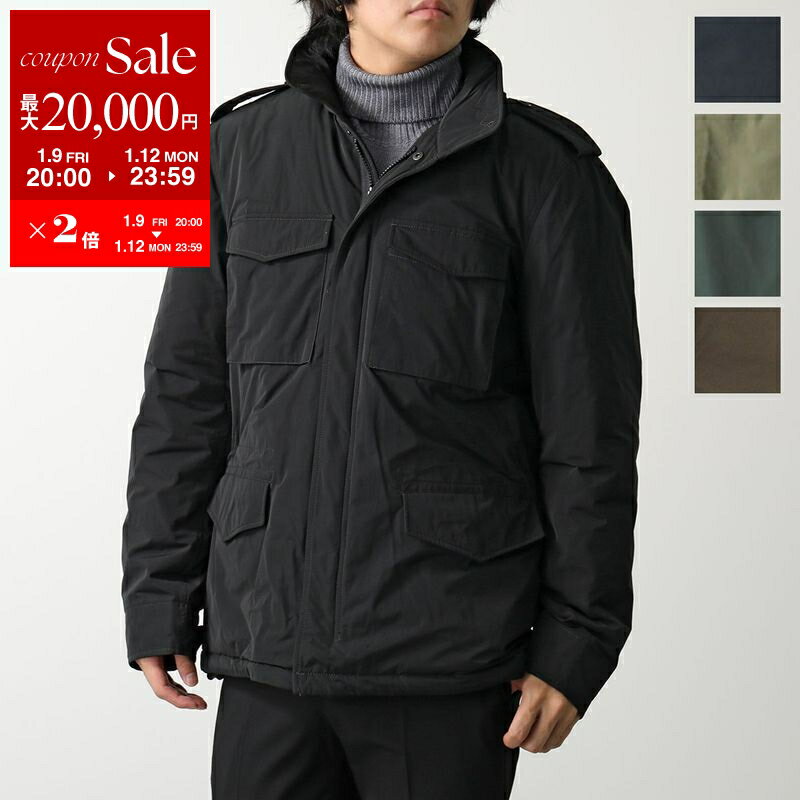 【最大2万円OFFクーポン対象・1/12-23時59迄】ASPESI アスペジ ジャケット GIUB MINIFIELD VENTO 2I17 G703 メンズ M-65 フード付き フィールドジャケット ブルゾン ジップアップ カラー5色