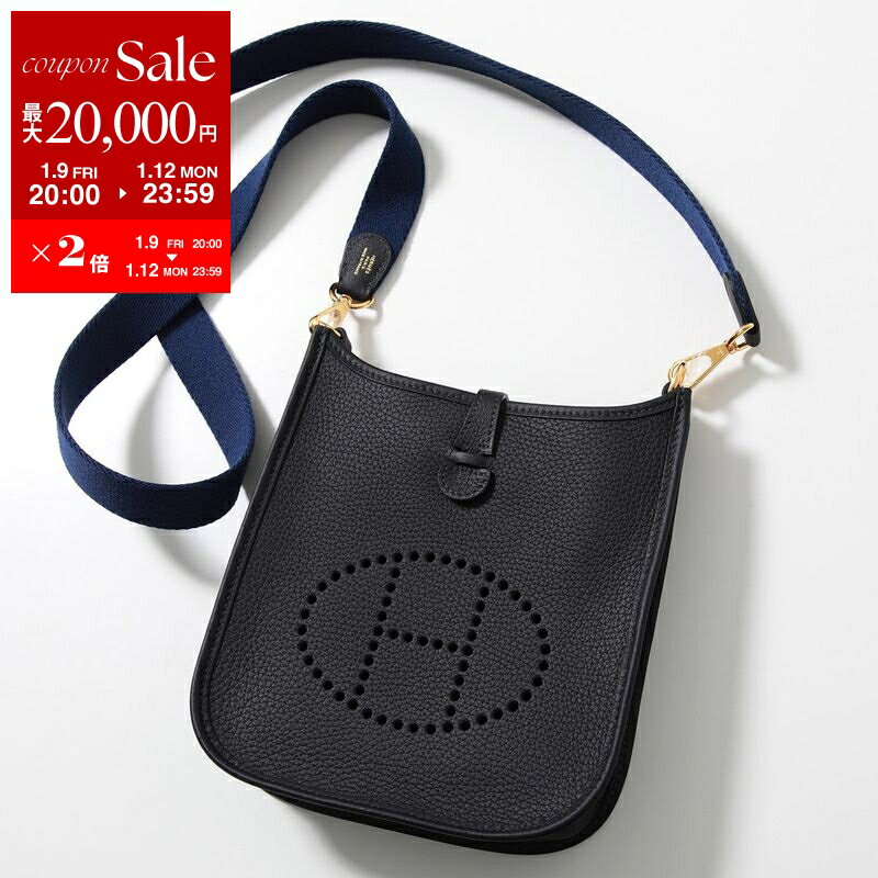 【最大2万円OFFクーポン対象・1/9-20時～】エルメス エブリン TPM 16 ショルダーバッグ 069426CC EVELYNE 16 AMAZONE アマゾン レディース レザー トリヨンクレマンス Hロゴ B刻印 GD金具 鞄 CABAN キャバン ネイビー