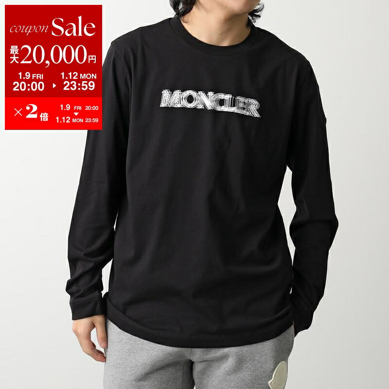MONCLER　ロンT　レイヤード　ブラック　Ｓ MONCLER ロンT レイヤード ブラック S MONCLER ロンT レイヤード