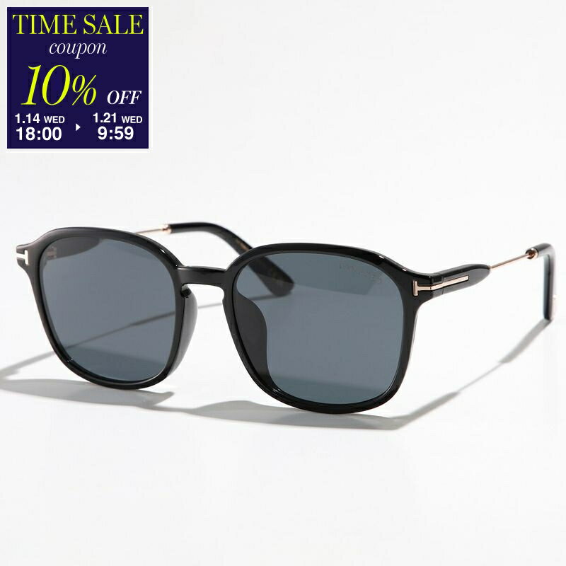 【10％OFFクーポン対象・1/21-9時59分迄】TOM FORD トムフォード サングラス TF893-K FT893-K レディース ウェリントン型 アジアンフィット カラーレンズ Tセルフレーム ロゴ 01A【cp_ten】