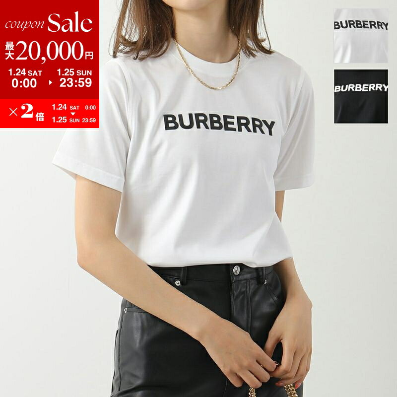 【最大2万円OFFクーポン対象・1/24～25限定】BURBERRY バーバリー 半袖 Tシャツ MARGOT BRN マーゴット 8056724 8055251 8060703 レディース カットソー ロゴT コットン クルーネック カラー3色