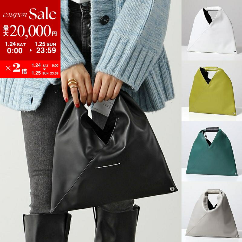 【最大2万円OFFクーポン対象・1/24～25限定】MM6 エムエムシックス メゾンマルジェラ ハンドバッグ MINI Japanese ミニ ジャパニーズ SB6WD0013 P4313 レディース トライアングル 鞄 カラー5色 SB6WD0013P4313T8013