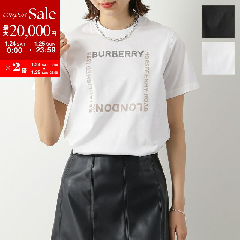 【最大2万円OFFクーポン対象・1/24～25限定】BURBERRY バーバリー 半袖 Tシャツ MARGOT マーゴット 8056048 8064473 レディース コットン ロゴ ロゴT クルーネック カラー2色