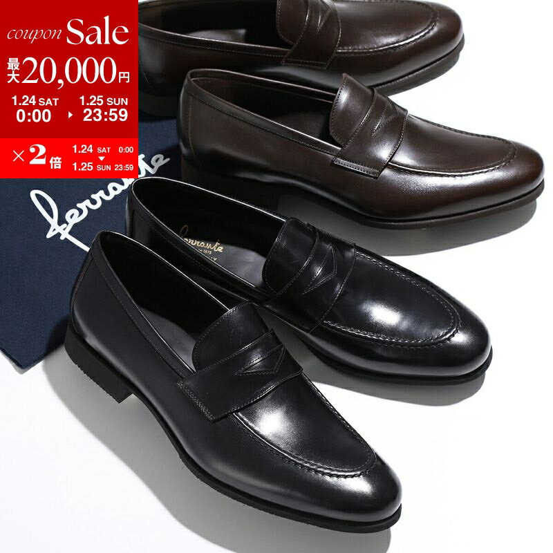 【最大2万円OFFクーポン対象・1/24～25限定】FERRANTE フェランテ ローファー ISEO VITELLO イセオ メ..