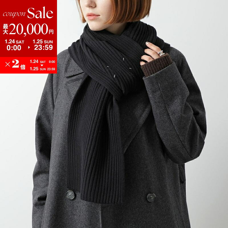 マルタンマルジェラ 07aw ④ ウールストール マフラー 極美品】マルジェラ Maison Margiela マフラー 4ステッチ 防寒