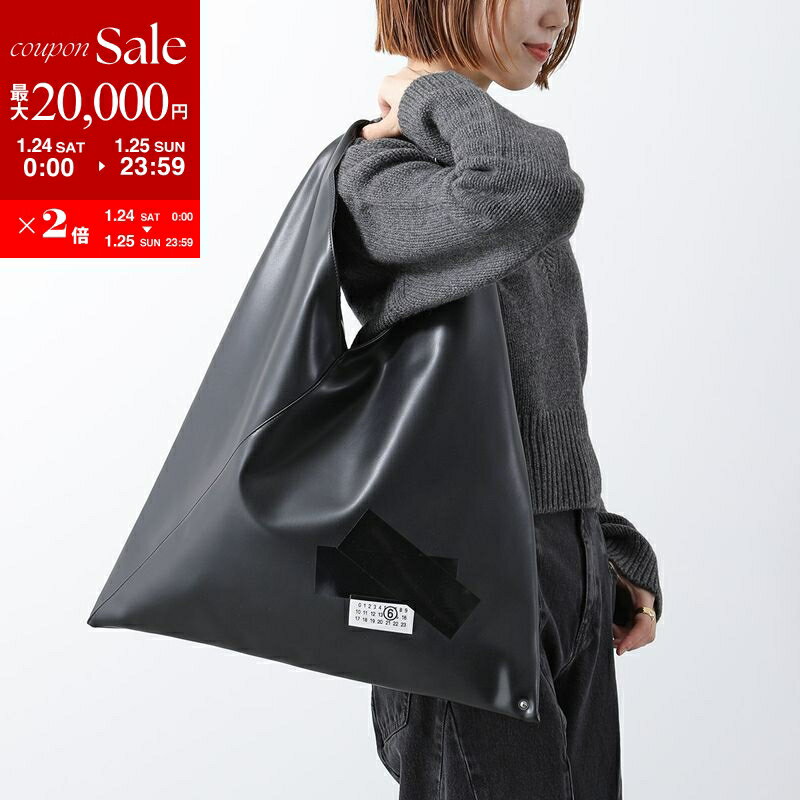 【最大2万円OFFクーポン対象・1/24～25限定】MM6 エムエムシックス メゾンマルジェラ トートバッグ Japanese ジャパニーズ S54WD0039 P8757 レディース トライアングル ミディアム 鞄 S54WD0039P8757T8013