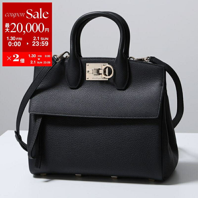 【最大2万円OFFクーポン対象・1/30～2/1限定】FERRAGAMO フェラガモ ハンドバッグ STUDIO BAG 21 H159 レディース ショルダーバッグ ガンチーニ 鞄 カラー3色