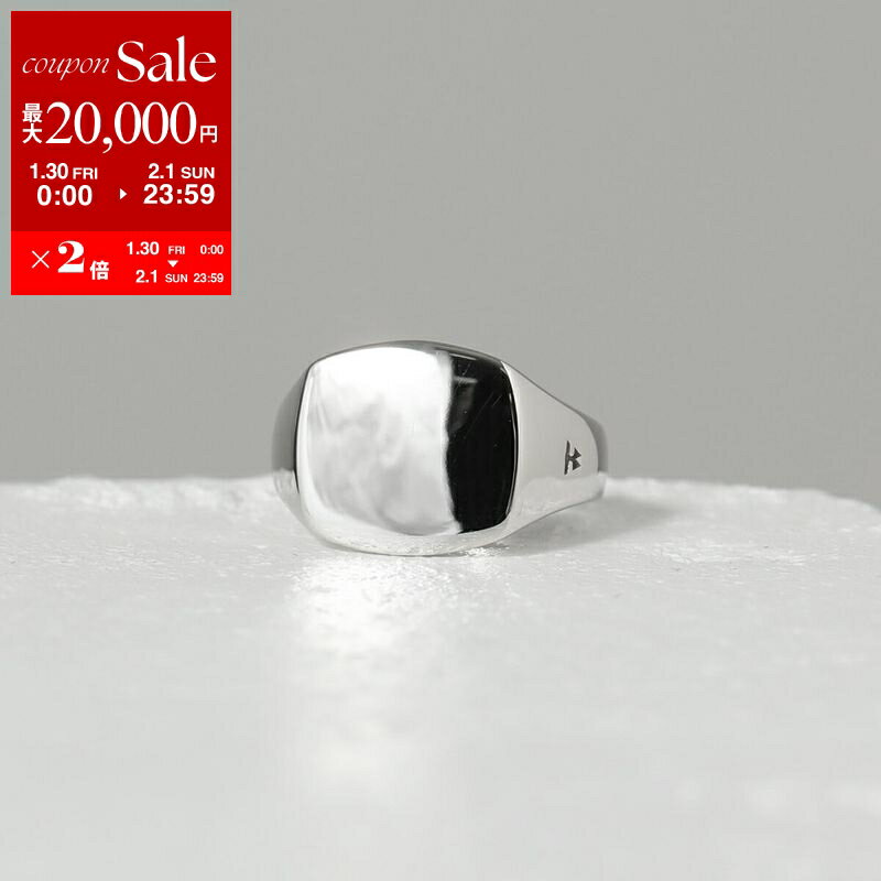 【最大2万円OFFクーポン対象・1/30～2/1限定】TOMWOOD トムウッド リング Mini Signet Cushion ミニ シグネット クッション 100771 R74RINA01S925A レディース メンズ シルバー925 指輪 SILVER