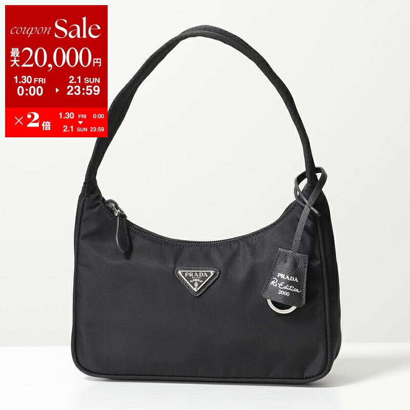 【最大2万円OFFクーポン対象・1/30～2/1限定】PRADA プラダ ハンドバッグ Re-Nylon Re-Edition エディション 2000 1NE515 RDH0 レディース リナイロン ミニバッグ ショルダーバッグ 鞄 F0002/NERO