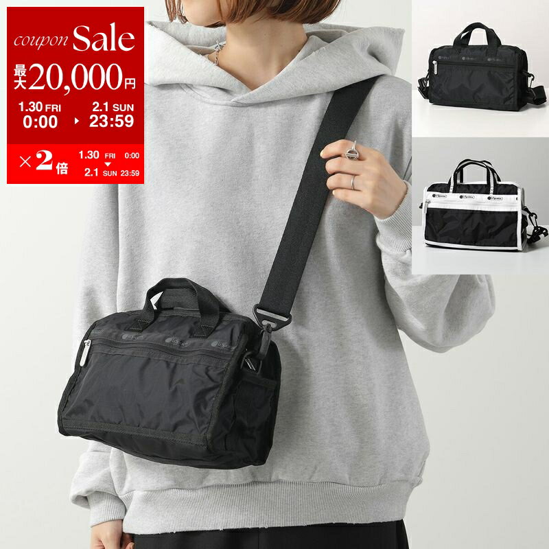 【最大2万円OFFクーポン対象・1/30～2/1限定】LeSportsac レスポートサック ショルダーバッグ MINI DUFFEL XBODY 1594 レディース ナイロン ハンドバッグ クロスボディ 軽量 ロゴ 鞄 カラー2色