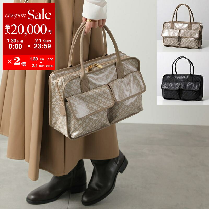 【最大2万円OFFクーポン対象・1/30～2/1限定】GHERARDINI ゲラルディーニ ハンドバッグ SOFTY ソフティ GH0202 レディース ボストンバッグ ポリエステル ロゴ 鞄 カラー2色