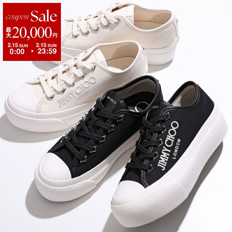 【最大2万円OFFクーポン対象・2/15限定】Jimmy Choo ジミーチュウ スニーカー PALMA MAXI/F CYE レディース ローカット ロゴ刺繍