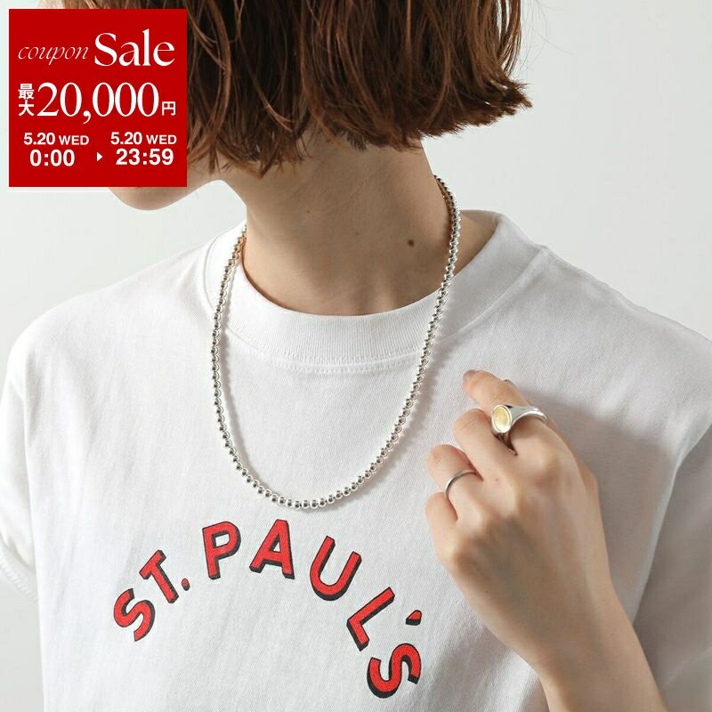 Silver - 【最大2万円OFFクーポン対象・5/20限定】HARPO ハルポ Boule Necklace 20/5 50cm/20inch/5mm Navajo Pearl レディース ボール ネックレス アクセサリー ナバホパール シルバー