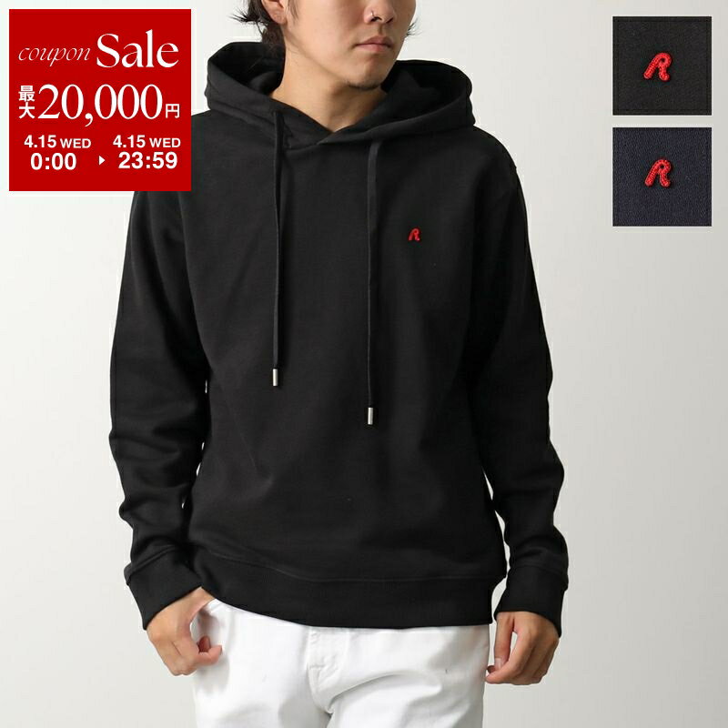 【最大2万円OFFクーポン対象 4/15限定】REPLAY リプレイ パーカー COTTON POLY BRUSHED FLEECE M3109 23736P メンズ フーディー スウェット ロゴ刺繍 裏起毛 カラー2色