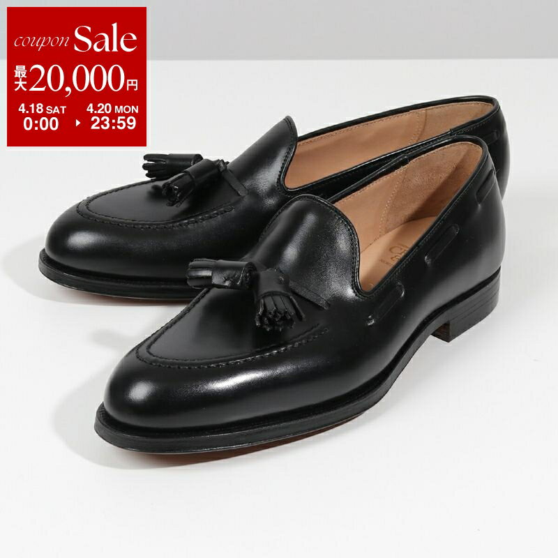 【最大2万円OFFクーポン対象 4/18～4/20限定】CROCKETT JONES クロケットアンドジョーンズ タッセル ローファー 29376A C01L1 Cavendish 2 キャベンディッシュ メンズ レザーシューズ ワイズE 革靴 BLACK