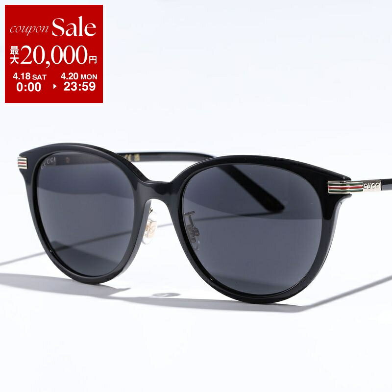 GUCCI - GUCCI グッチ サングラス GG1452SK メンズ ボストン型 セルフレーム クリングスタイプ アジアンフィット アイウェア ロゴ 001/Black-Black-Grey