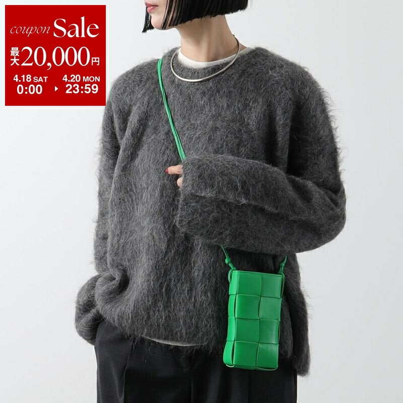 【最大2万円OFFクーポン対象 4/18～4/20限定】BOTTEGA VENETA ボッテガヴェネタ ショルダーバッグ CASSETTE カセット 730541 VCQC4 レディース マキシイントレ レザー フォンケース スマホポーチ 鞄 3722