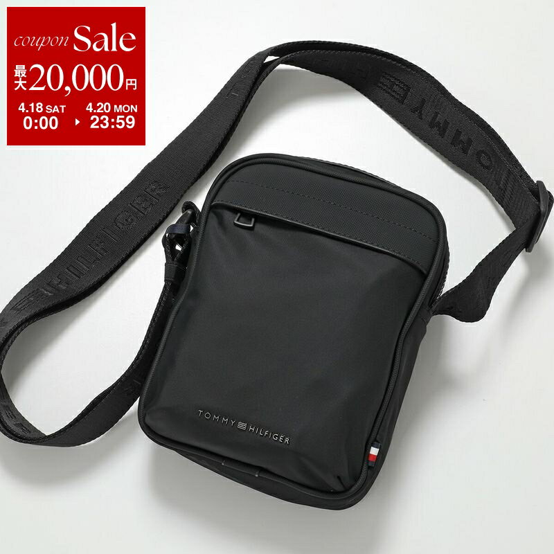 [최대 2만엔 OFF 쿠폰 대상·4/18~4/20 한정] TOMMY HILFIGER 토미 힐피거 숄더백 REPREVE MINI REPORTER 리플리브 미니 리포터 AM0AM13185 맨즈 크로스 바디 가방 BDS