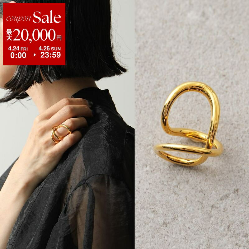 【最大2万円OFFクーポン対象 4/24～4/26限定】Charlotte Chesnais シャルロットシェネ リング Ribbon Ring 20BA033VER レディース シルバー925 18Kゴールドメッキ 指輪 VERMEIL【dc_kikaku】
