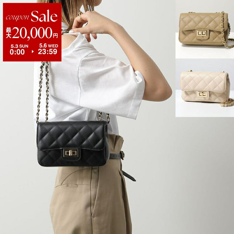 【最大2万円OFFクーポン対象 5/3～5/6限定】AULENTTI オウレンティ ショルダーバッグ DI 2952 レディース ポシェット キルティング レザー チェーン 鞄 カラー7色
