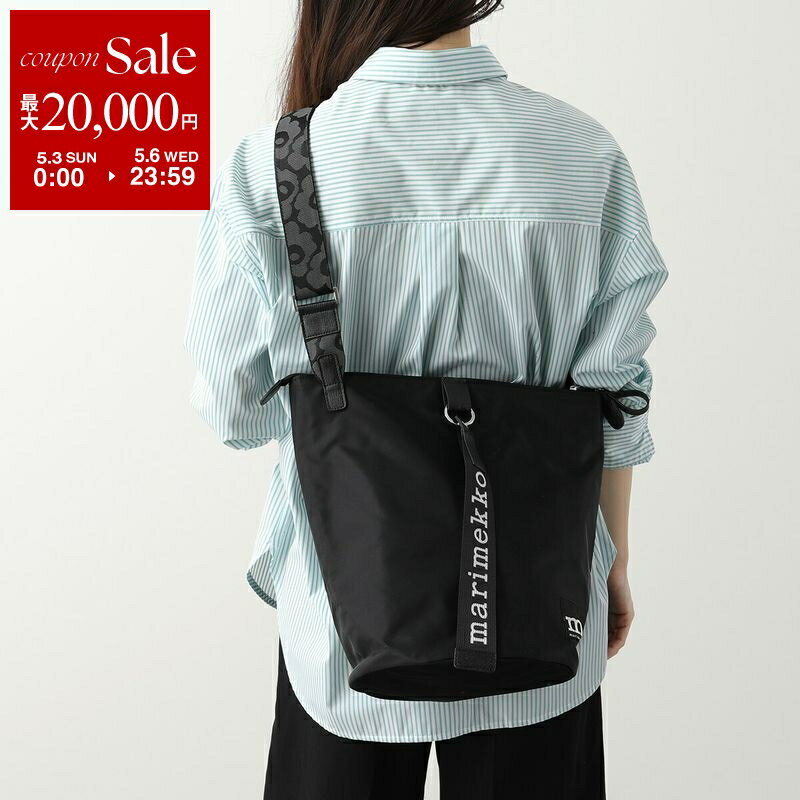 【最大2万円OFFクーポン対象 4/29～5/1限定】marimekko マリメッコ ショルダーバッグ All Day Bucket Solid オール デイ バケット ソリッド 091271 レディース Unikko ウニッコ ナイロン 鞄 009