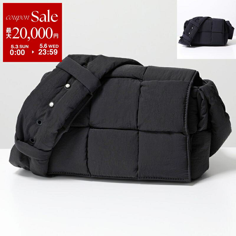 【最大2万円OFFクーポン対象 5/3～5/6限定】BOTTEGA VENETA ボッテガヴェネタ ショルダーバッグ パデッド テック カセット スモール 755182 VBO81 メンズ マキシイントレ ナイロン 鞄 カラー2色 755182VBO818803
