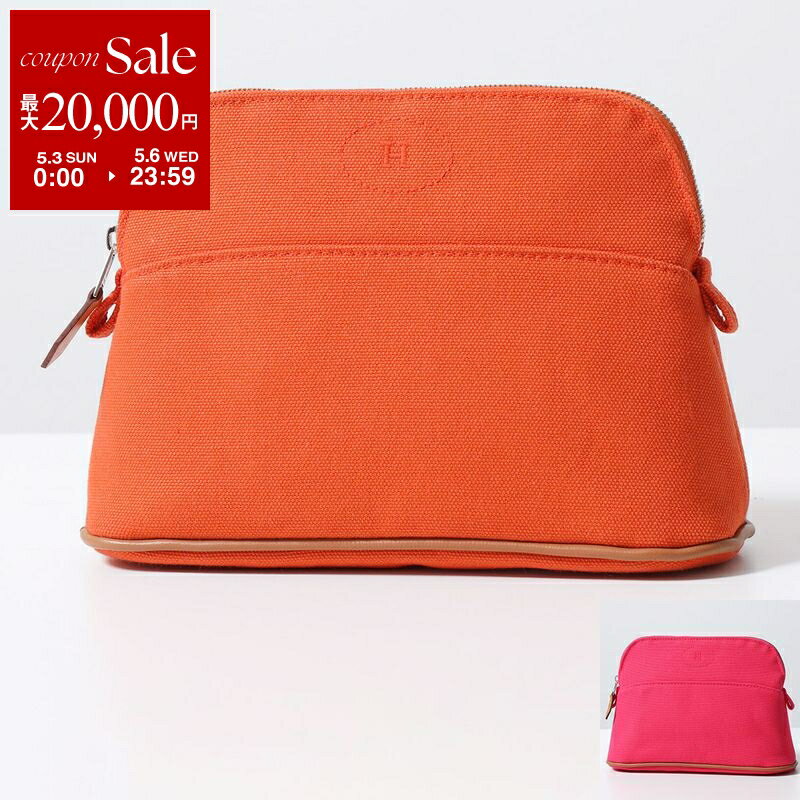Hermes - 【最大2万円OFFクーポン対象・4/29～5/1限定】HERMES エルメス ポーチ ボリード ミニ Bolide Mini 103773M レディース トワルアッシュ トワルH コスメ トラベルケース 小物入れ カラー2色
