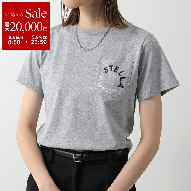 【最大2万円OFFクーポン対象・4/29～5/1限定】STELLA McCARTNEY KDS ステラマッカートニー キッズ Tシャツ TV8P51 Z0434 レディース ガールズ 半袖 カットソー ロゴT 胸ポケット 809