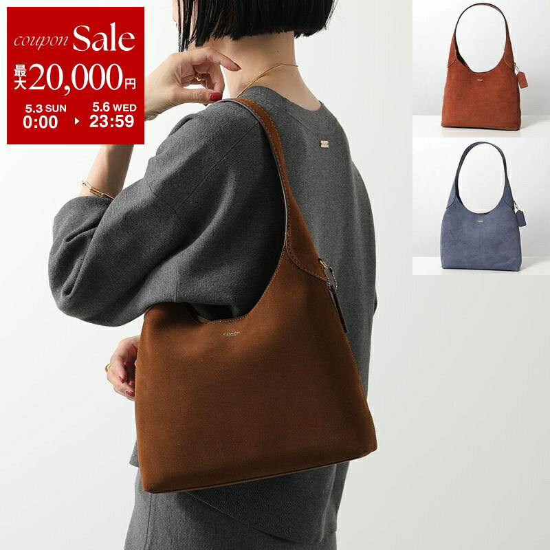 H1164 美品　COACH コーチ　スエード　ブラウン　9220 ハンドバッグ COACH（コーチ） ショルダーバッグ LOLA ローラ CDD06 レディース