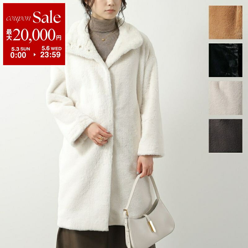 極美品/22年式★ヘルノ　リバーシブル　ノースリーブダウンコート　エコファー 極美品/22年式☆ヘルノ リバーシブル ノースリーブダウンコート