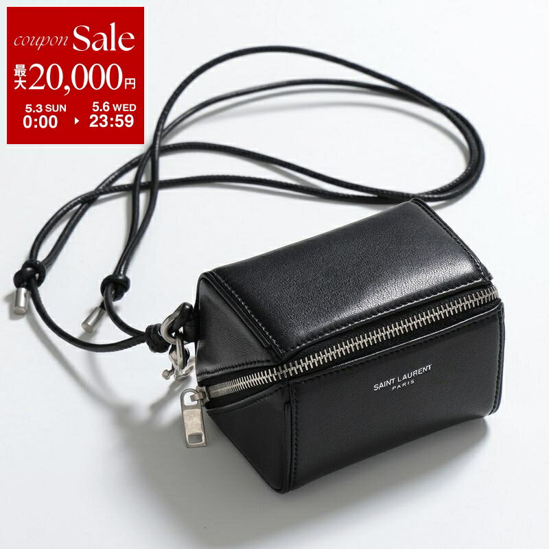 サンローラン 新品未使用　ショルダーバッグ　ボディバッグ YSL ブラック SAINT LAURENT サンローラン クロスボディバッグ YSL BV FLAT SID CRSB