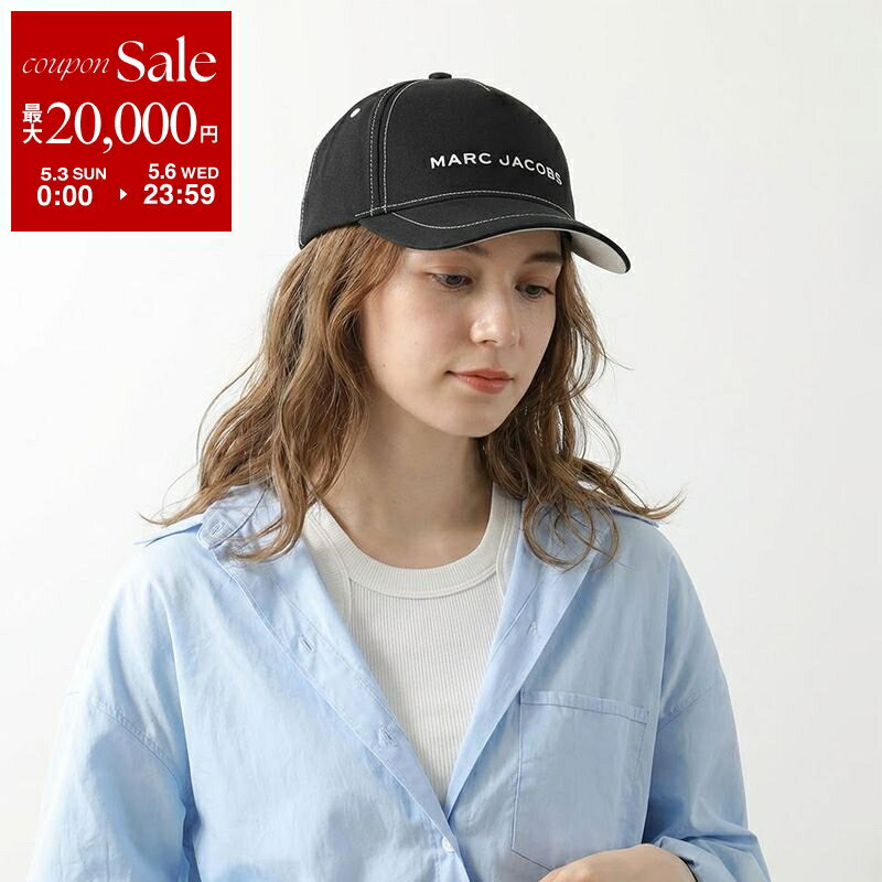 【最大2万円OFFクーポン対象 4/29～5/1限定】MARC JACOBS KIDS マークジェイコブス キッズ べーズボールキャップ W60844 レディース ガールズ コットン ロゴ刺繍 帽子 09B/BLACK