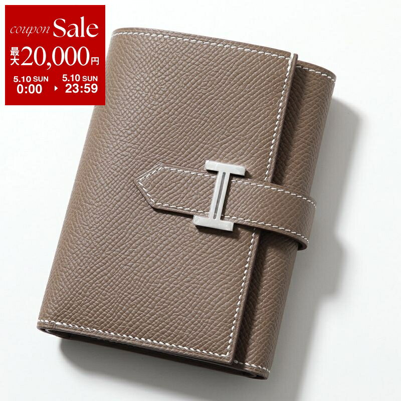 HERMES 501 - 【最大2万円OFFクーポン対象・5/10限定】HERMES エルメス 三つ折り財布 BEARN COMBINE ベアン コンビネ 082875CK レディース EPSON エプソン W刻印 レザー スモール ミニ財布 SV金具 ETOUPE エトゥープ【dc_kikaku】