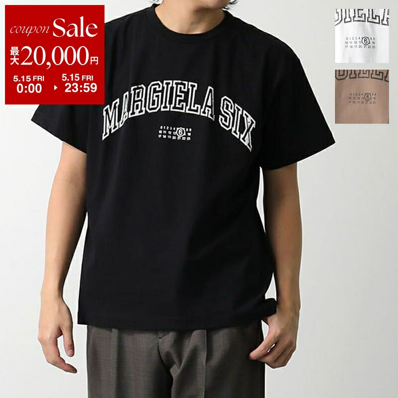 [Up to ¥20,000 OFF Coupon Available - Limited Time Offer: May 15th Only] MM6 Maison Margiela T-Shirt SH0GC0046 S24312 Men's Varsity Print Short Sleeve Crew Neck T-Shirt (3 Colors) [dc_kikaku]