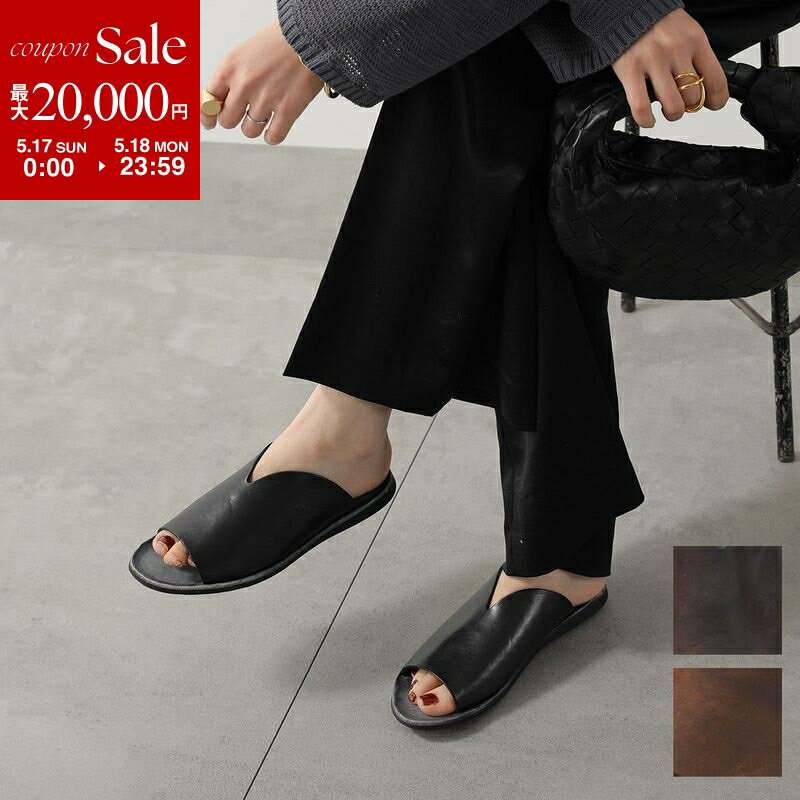 【最大2万円OFFクーポン対象・5/17～5/18限定】BRADOR ブラドール フラットサンダル 34571 レディース レザー コンフォート 靴 カラー3色