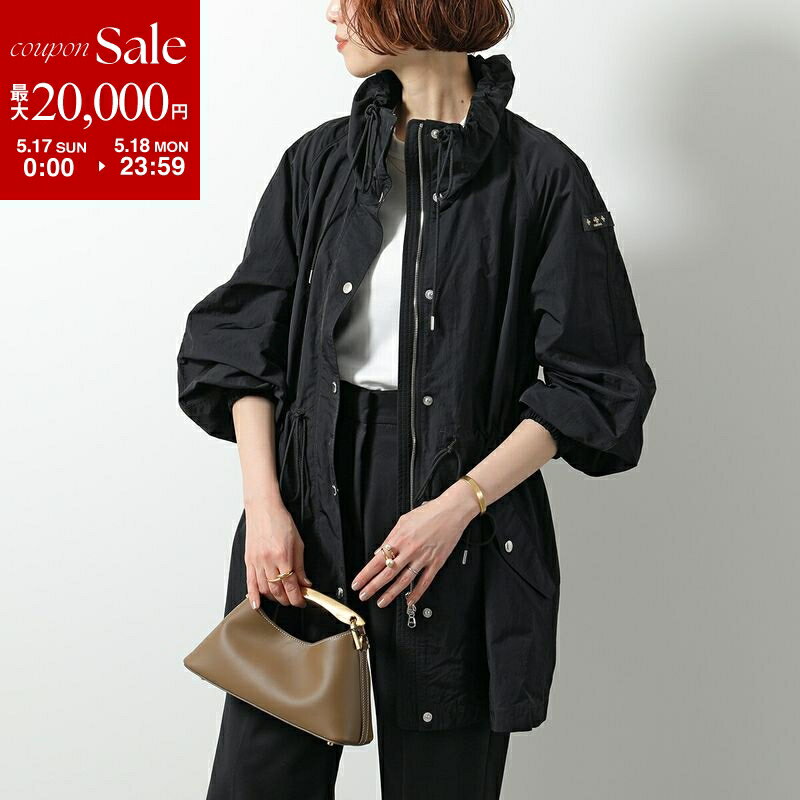 【最大2万円OFFクーポン対象・5/17～5/18限定】TATRAS タトラス コート OLVONA オルヴォナ LCKZ0402023588 レディース ナイロン モッズコート 長袖 ミドル丈 スタンドカラー BLACK