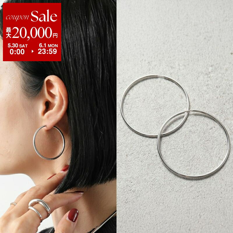 Rakuten - 【最大2万円OFFクーポン対象・5/30～6/1限定】MARIA BLACK マリアブラック ピアス 100701AG-35 Senorita 35 Hoops レディース フープ アクセサリー シルバー925 SilverHP