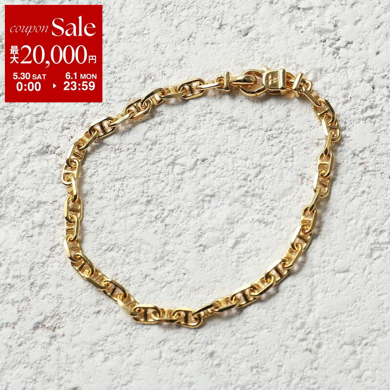 【最大2万円OFFクーポン対象・5/30～6/1限定】TOMWOOD トムウッド ブレスレット Cable Bracelet Gold ケーブル 100088 レディース メンズ チェーン シルバー925 アクセサリー GOLD